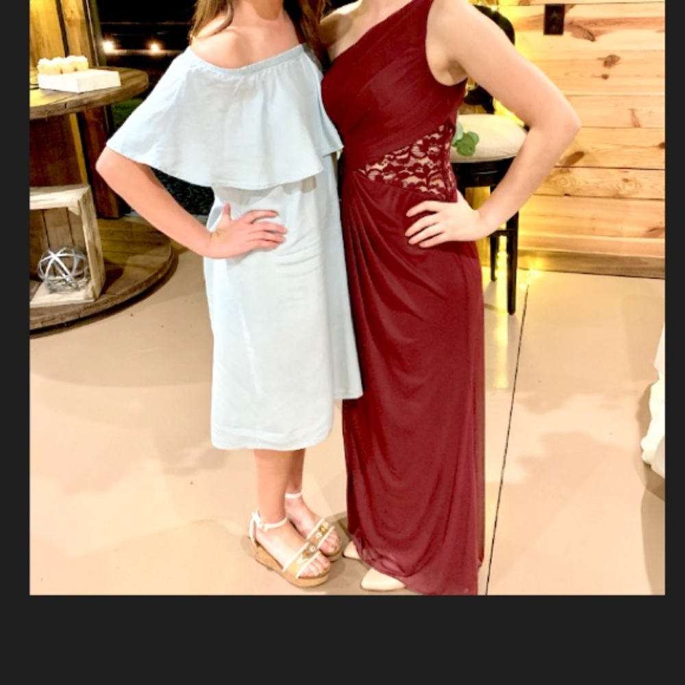 Mini Light Blue Dress